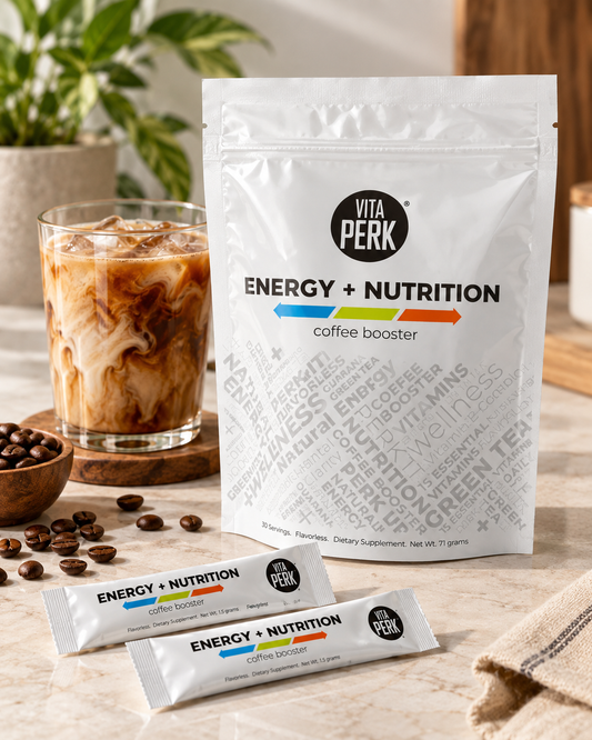 Flavorless Energy Drink Powder - VitaPerk Coffee Booster