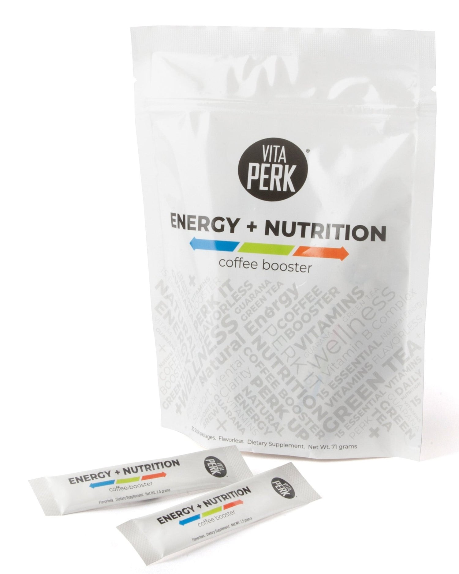 Flavorless Energy Drink Powder - VitaPerk Coffee Booster - VitaPerk