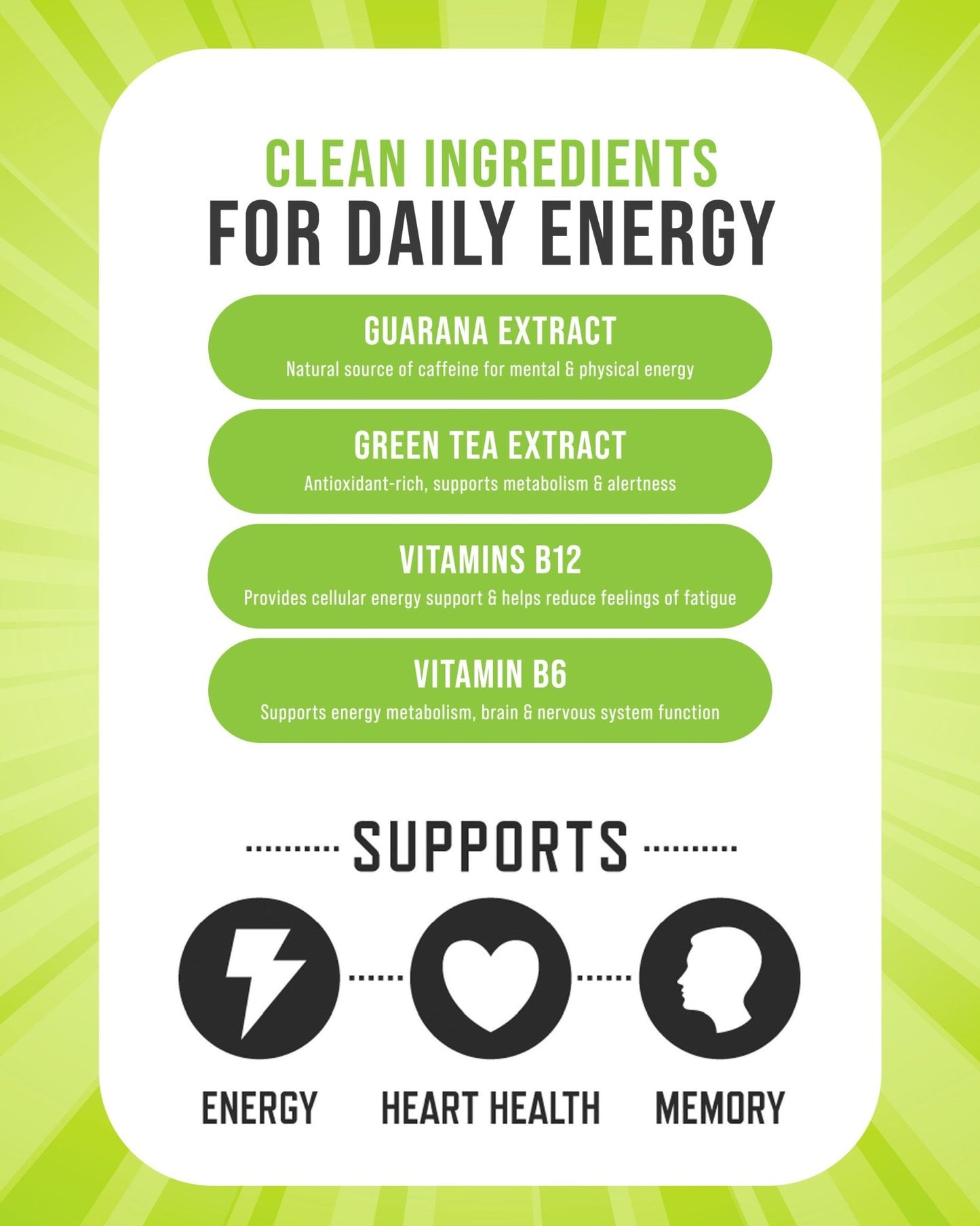 Flavorless Energy Drink Powder - VitaPerk Coffee Booster - VitaPerk