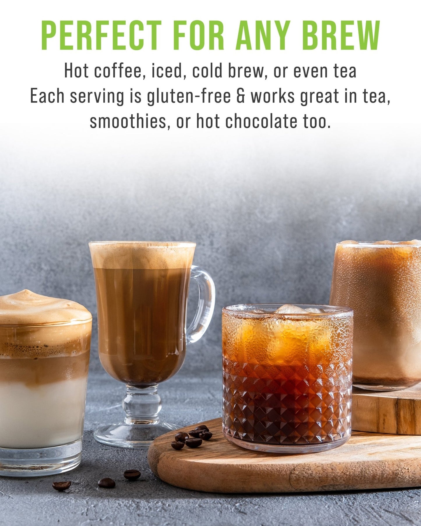 Flavorless Energy Drink Powder - VitaPerk Coffee Booster - VitaPerk